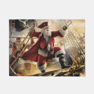 Pirate Santa Fußmatte