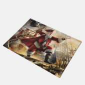 Pirate Santa Fußmatte (Schrägansicht)
