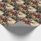 Pirate Santa Geschenkpapier (Ecke)