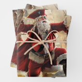 Pirate Santa Geschenkpapier Set (Beispiel)