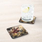 Pirate Santa Getränkeuntersetzer (Rechte Seite)