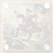 Pirate Santa Glasuntersetzer (Rückseite)