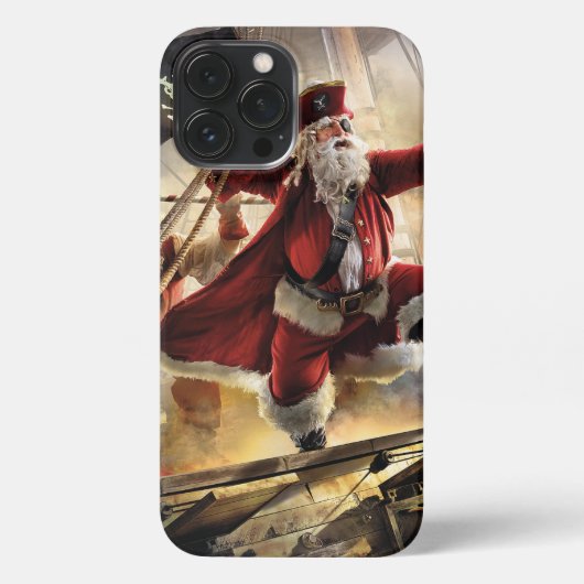 Pirate Santa iPhone Hülle (Rückseite)