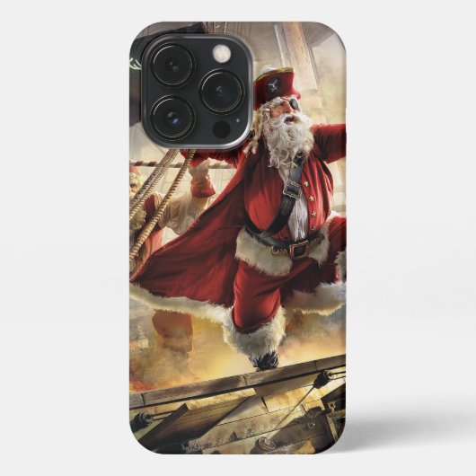 Pirate Santa iPhone Hülle (Rückseite)