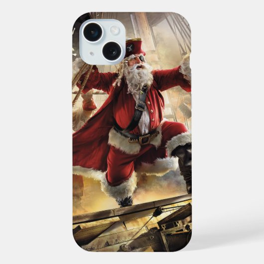 Pirate Santa iPhone Hülle (Rückseite)