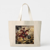 Pirate Santa Jumbo Stoffbeutel (Rückseite)