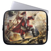 Pirate Santa Laptopschutzhülle (Vorderseite)