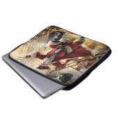 Pirate Santa Laptopschutzhülle (Vorne Knopf)