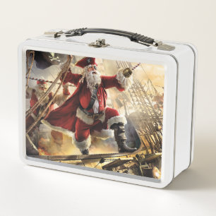 Pirate Santa Metall Brotdose