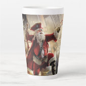 Pirate Santa Milchtasse (Vorderseite)