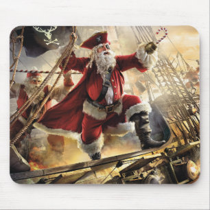 Pirate Santa Mousepad