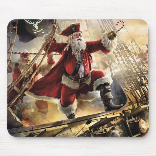 Pirate Santa Mousepad (Vorne)