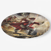 Pirate Santa Pappteller (Schrägansicht)