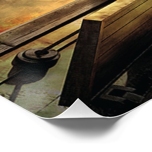 Pirate Santa Poster (Ecke)