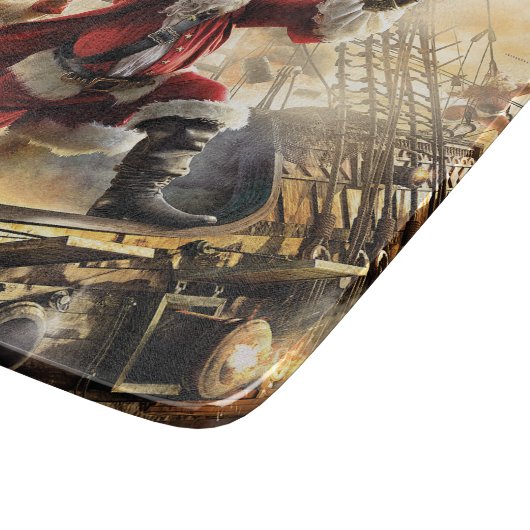 Pirate Santa Schneidebrett (Ecke)