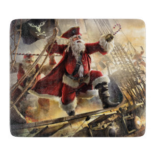 Pirate Santa Schneidebrett
