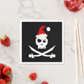 Pirate Santa Serviette (Beispiel)