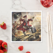 Pirate Santa Serviette (Beispiel)