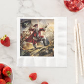 Pirate Santa Serviette (Beispiel)
