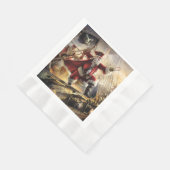 Pirate Santa Serviette (Ecke)