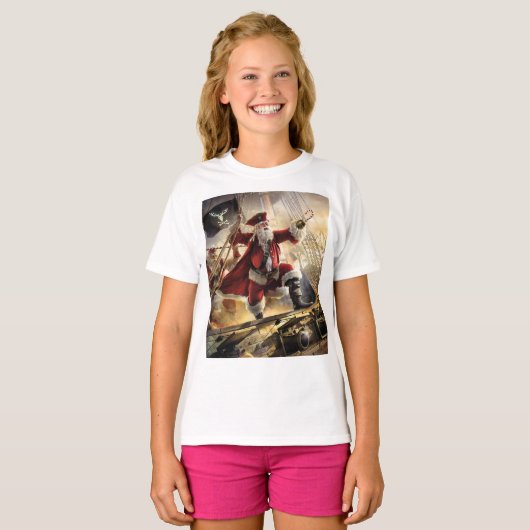 Pirate Santa T-Shirt (Vorne ganz)