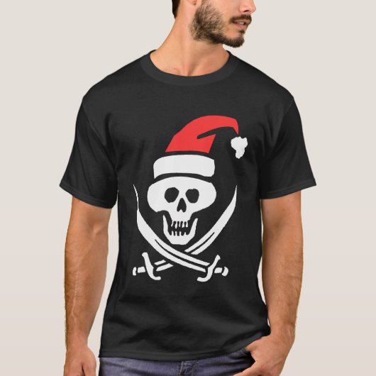 Pirate Santa T-Shirt (Vorderseite)