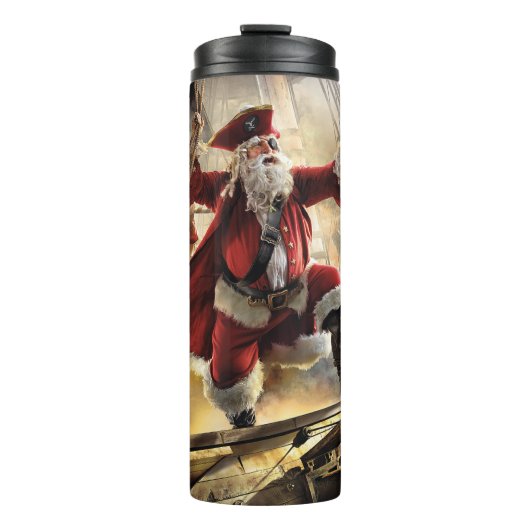 Pirate Santa Thermosbecher (Vorderseite)