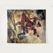 Pirate Santa Wandteppich (Vorderseite (Horizontal))