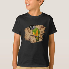 Pirate Senegal Parrot Schatzkarte T-Shirt