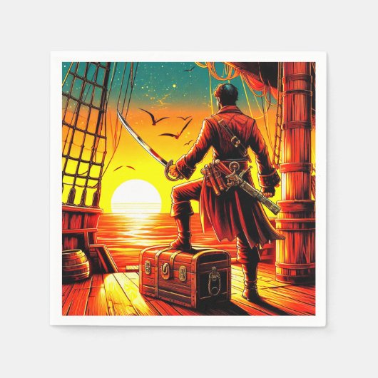 Pirate Serviette (Vorderseite)