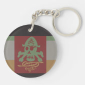 PIRATE SEVEN SKULL BY MASANSER PIXELAT SCHLÜSSELANHÄNGER (Rückseite)