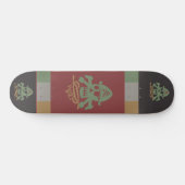PIRATE SEVEN SKULL BY MASANSER PIXELAT SKATEBOARD (Horizontal)