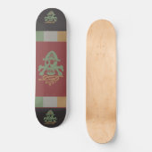 PIRATE SEVEN SKULL BY MASANSER PIXELAT SKATEBOARD (Vorderseite)