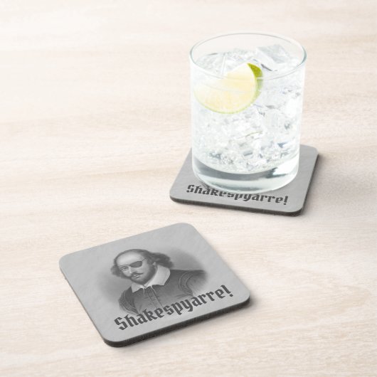 Pirate Shakespeare - Getränkeuntersetzer (Rechte Seite)