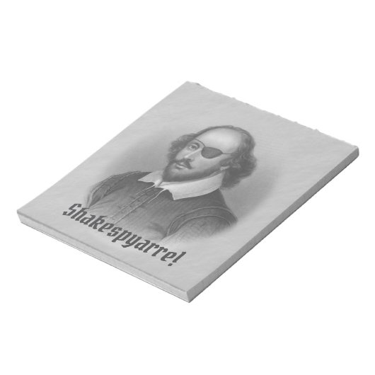 Pirate Shakespeare - Notizblock (Rotiert)