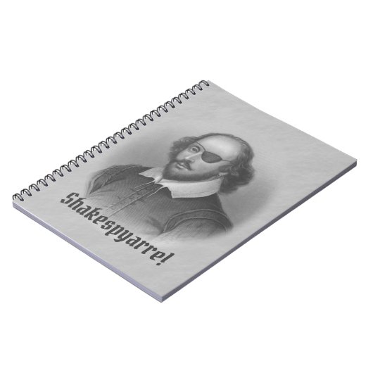 Pirate Shakespeare Notizblock (Linke Seite)