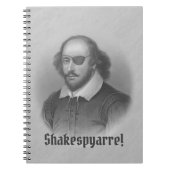 Pirate Shakespeare Notizblock (Vorderseite)
