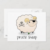 Pirate Sheep Postkarte (Vorne/Hinten)