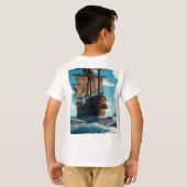 Pirate Ship Adventure 3D Animation T - Shirt (Schwarz voll)