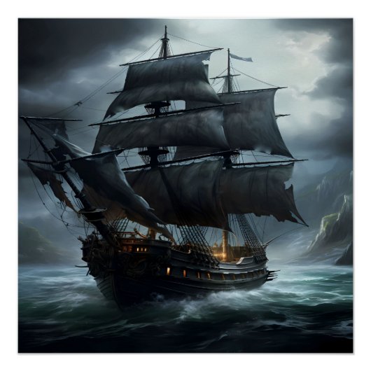Pirate Ship Art Series - Erste Ausgabe #10 Poster (Vorderseite)