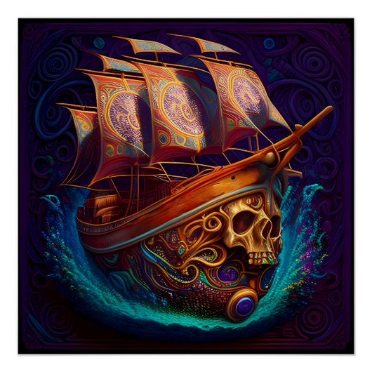 Pirate Ship Art Series - Erste Ausgabe #14 Poster (Vorderseite)