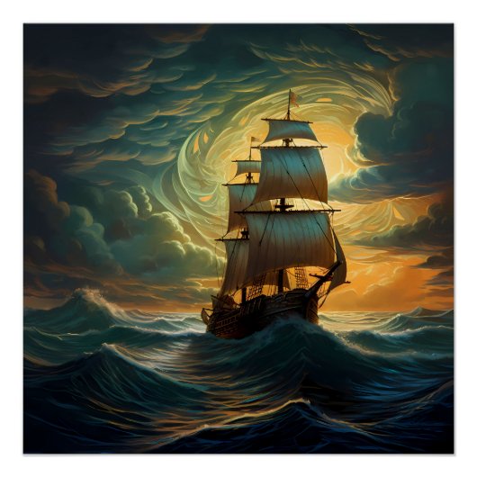 Pirate Ship Art Series - Erste Ausgabe #16 Poster (Vorderseite)