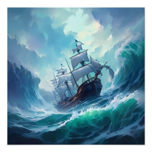 Pirate Ship Art Series - Erste Ausgabe #17 Poster (Vorderseite)