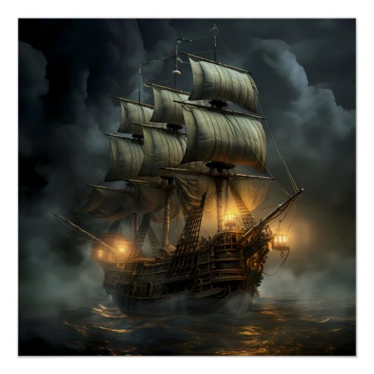 Pirate Ship Art Series - Erste Ausgabe #18 Poster (Vorderseite)