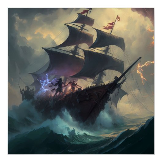 Pirate Ship Art Series - Erste Ausgabe #1 Poster (Vorderseite)