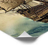 Pirate Ship Art Series - Erste Ausgabe #24 Poster (Ecke)