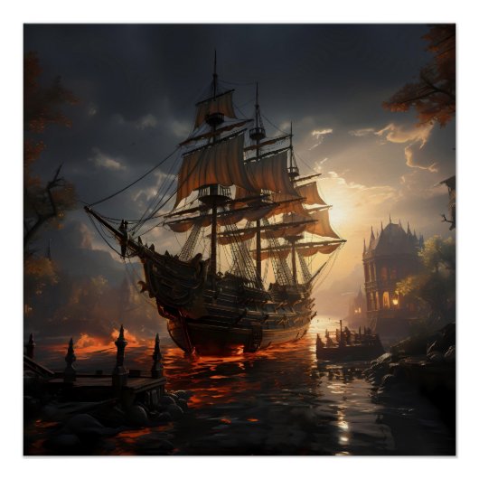 Pirate Ship Art Series - Erste Ausgabe #37 Poster (Vorderseite)