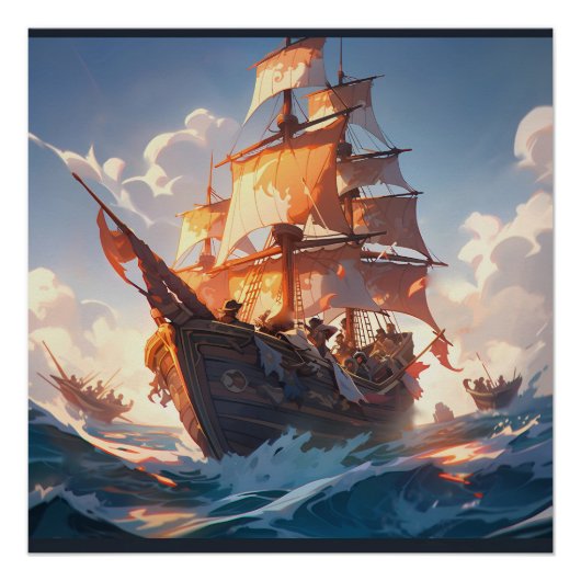 Pirate Ship Art Series - Erste Ausgabe #39 Poster (Vorderseite)