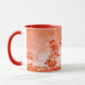 PIRATE SHIP BATTLE IN RED  TASSE (Links)