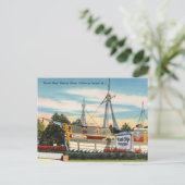 "Pirate Ship" Cliffwood, Beach, New Jersey Postkarte (Stehend Vorderseite)